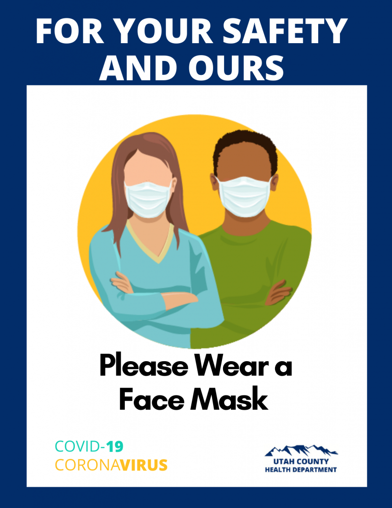 Community COVID Resources to Encourage Mask Wearing | Utah County ...