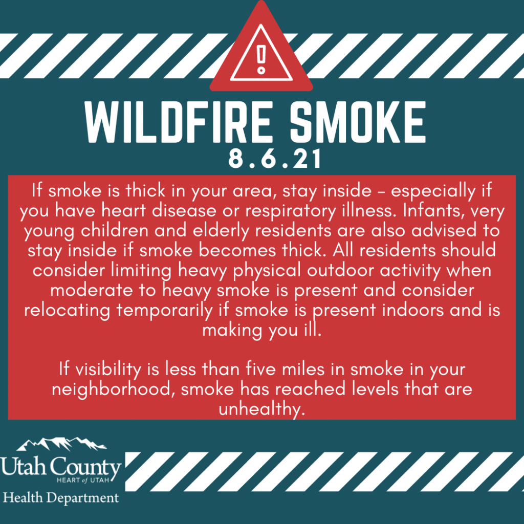 Wildfire Smoke Utah County Health Department